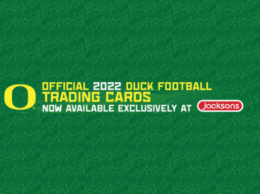 2022 Jacksons Food Stores + University of Oregon Football Trading Cards