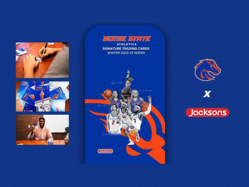 2022 Jacksons Food Stores + Boise State University Winter Sports Trading Cards